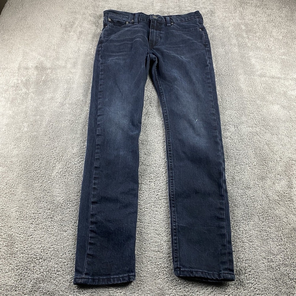 Levis 510 Skinny Jeans Mens 30x30 Blue Dark Wash Mid Rise